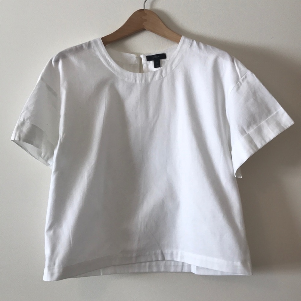 Jcrew Oxford Cotton Top